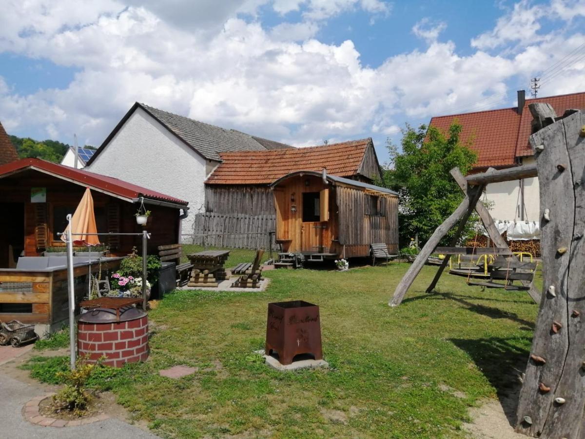 Schaeferwagen Auf Dem Ferienhof Stark Kelheim Exterior foto